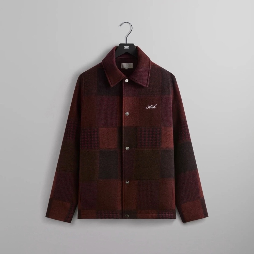 NEW KITH PATCHWORK JACKET SHIRT JACKET Small FS24